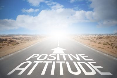 Road concept - positive attitude